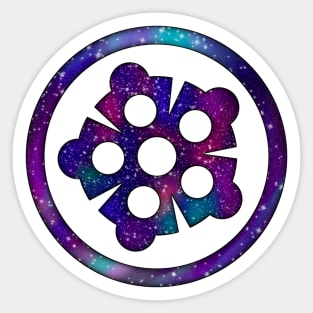 Hamato Clan logo Galaxy Sticker